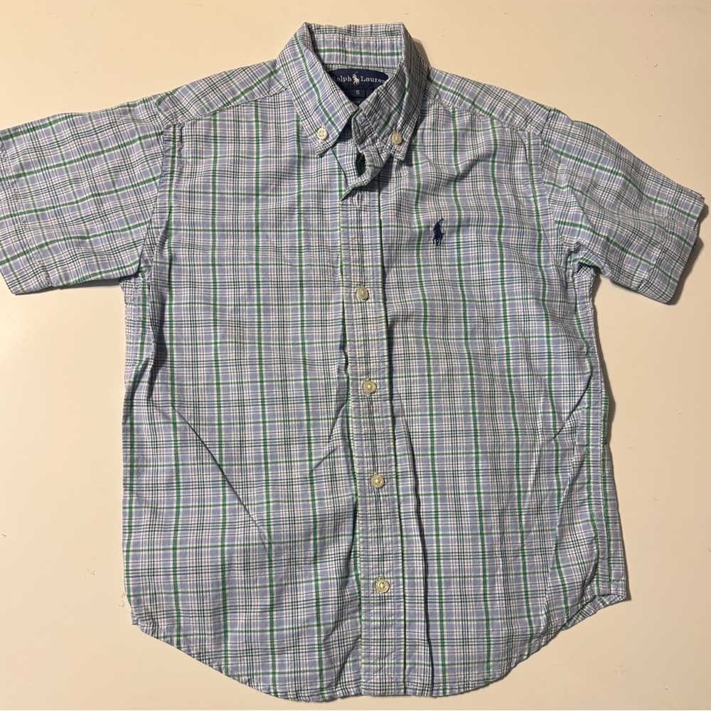 Ralph Lauren Plaid Button-Up Shirt